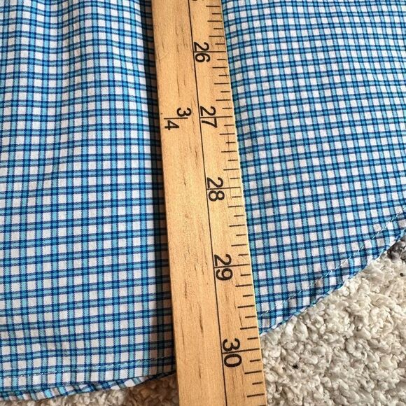 Vineyard Vines Shirt Mens Sz L Plaid performance Classic Fit Murray Nylon Blend - Picture 7 of 12